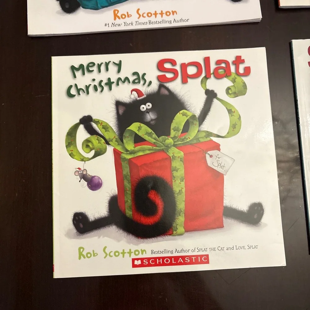 Rob Scotton Splat the Cat Books Lot 6 Books Kids Children Large‎ Paperbacks
